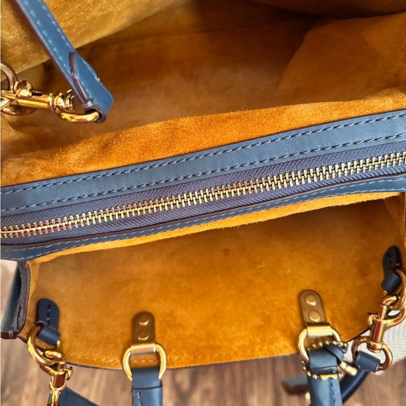 Coach Reserve Rogue Blue Leather Tote Bag - Picture 6 of 11